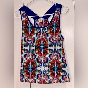 Xhilaration Floral Razorback Blouse